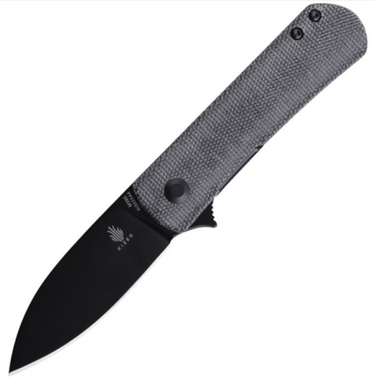 Kizer Yorkie Black Micarta