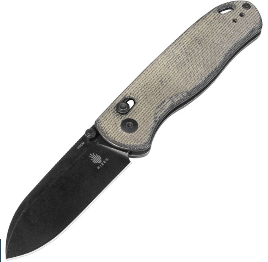 Kizer Drop Bear Micarta (Black Blade)